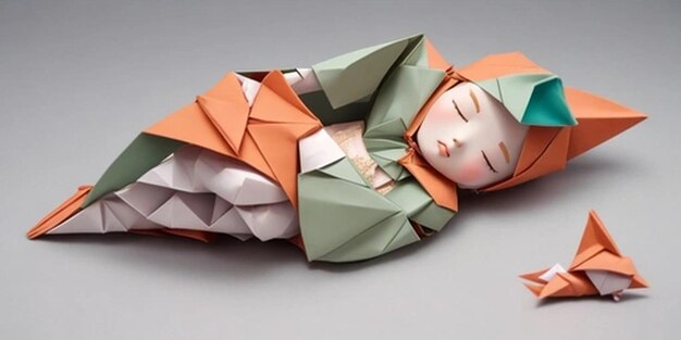 Paper toy paper folding paper model paper craft