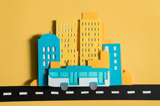 Paper urban transport arrangement