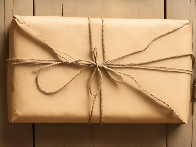 A paper wrapped giftbox background