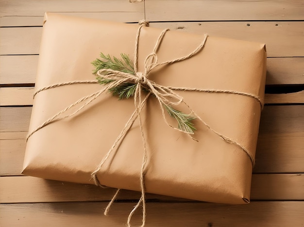 A paper wrapped giftbox background