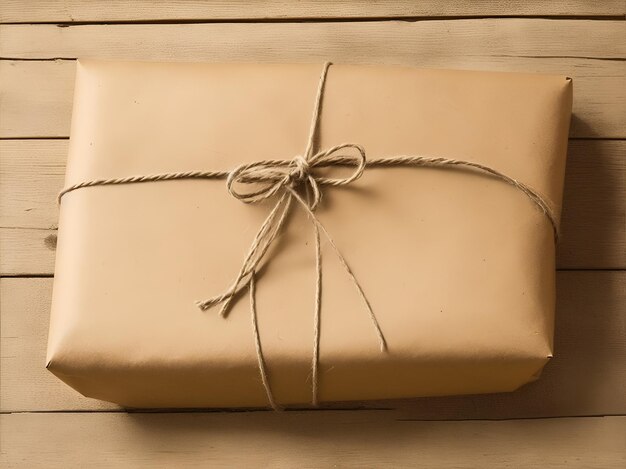 A paper wrapped giftbox background