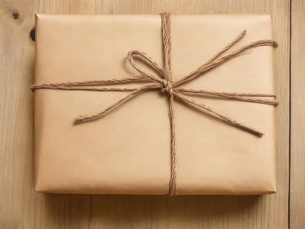 A paper wrapped giftbox background