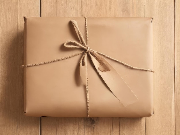 A paper wrapped giftbox background