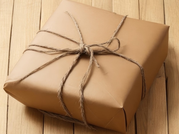 A paper wrapped giftbox background