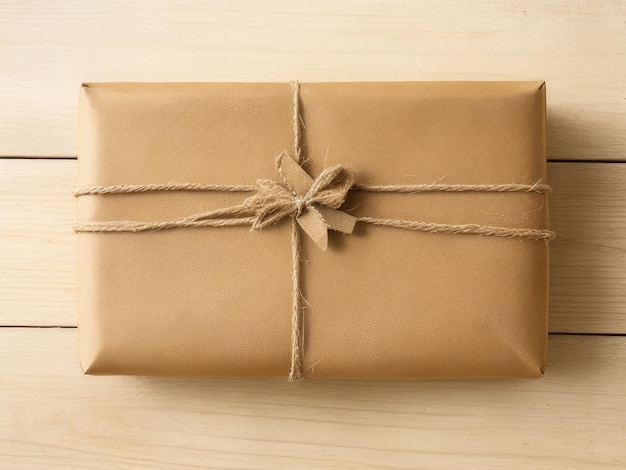 A paper wrapped giftbox background