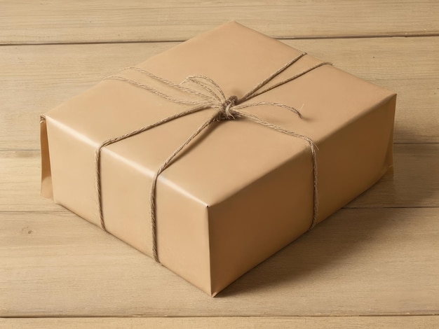 A paper wrapped giftbox background