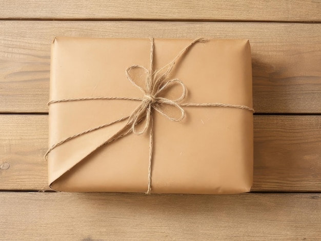 A paper wrapped giftbox background