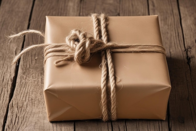 A paper wrapped giftbox background