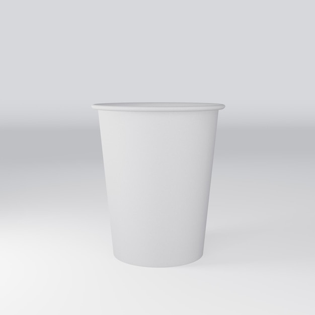 papierbeker mockup 3D-beeld
