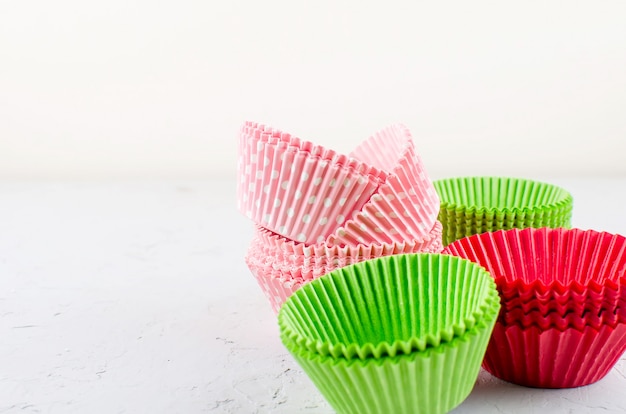 Papieren bakbekers voor cupcakes en muffins