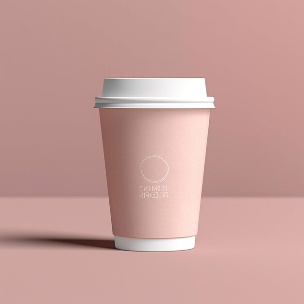 Foto papieren kop koffie mock-up