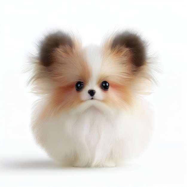 Чистый удовольствие Papillon Puppy генеративный ИИ