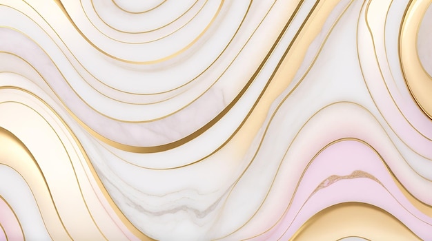 Par pal marble pastel gradient background with golden lines