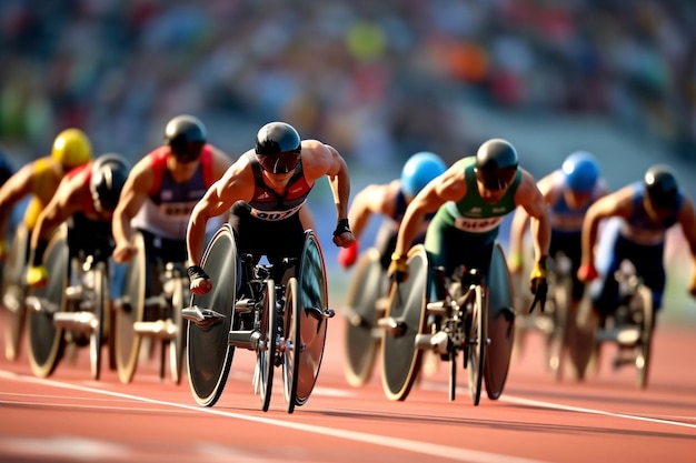 Para Athletics Track and Field Events Generative AI