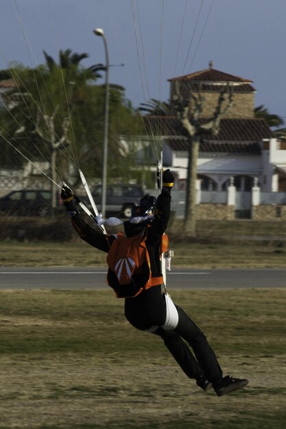 Photo parachutist