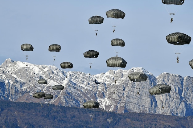 Foto parachutisten