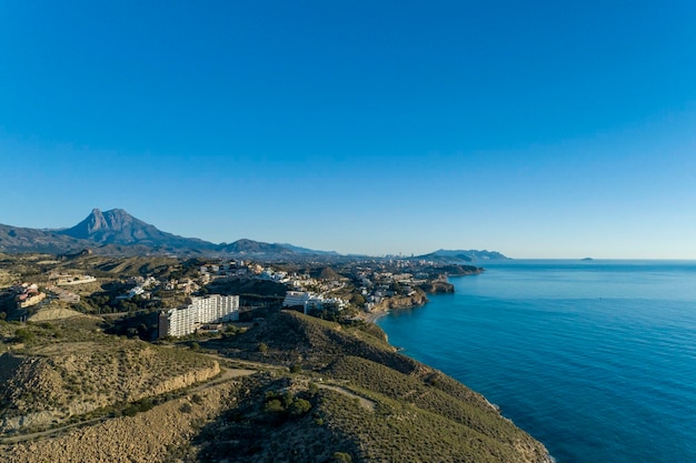 Paradijskust bij Villajoyosa stad Alicante provincie Costa Blanca Valencia Gemeenschap Spanje