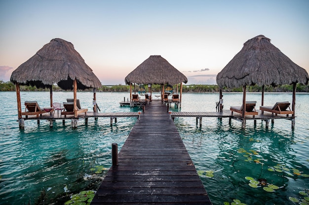 Paradijsstrandresort in Bacalar