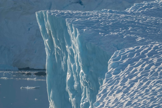 Paradise bay glaciers and mountains Antartic peninsula Antartica