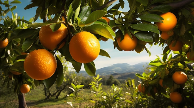 A paradise for navel oranges the place of origin