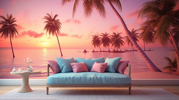 Paradise Painted in Pink