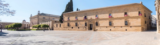 Parador hotel and town hall of Ubeda Jaen Spain