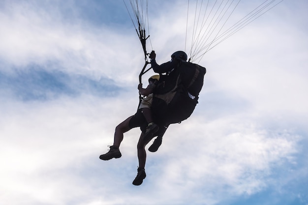 paraglider, paragliding