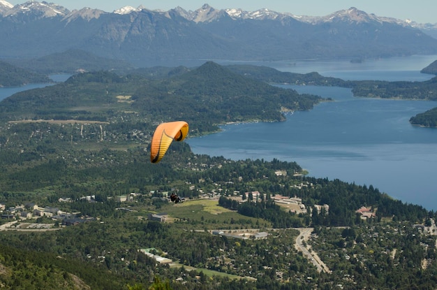 Paragliding extreme sport and hobby