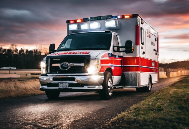 Paramedic Providing Urgent and Compassionate Emergency Medical Care for Critical Situations