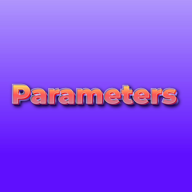 ParametersText effect JPG gradient purple background card photo