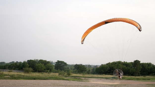 Paramotor 시작 및 비행