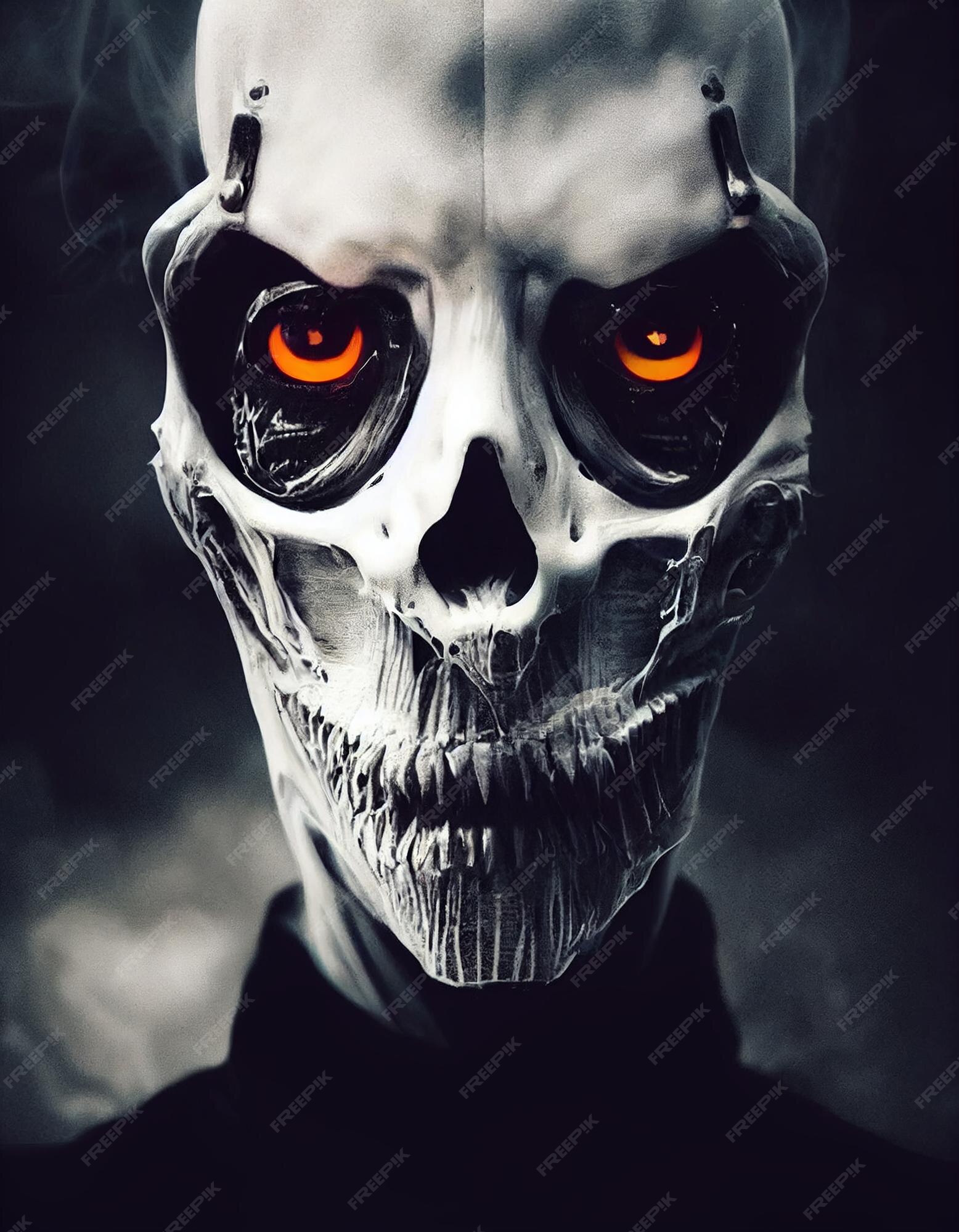Premium Photo | Paranormal spooky demon horror movie character 3d  conceptual art illustration