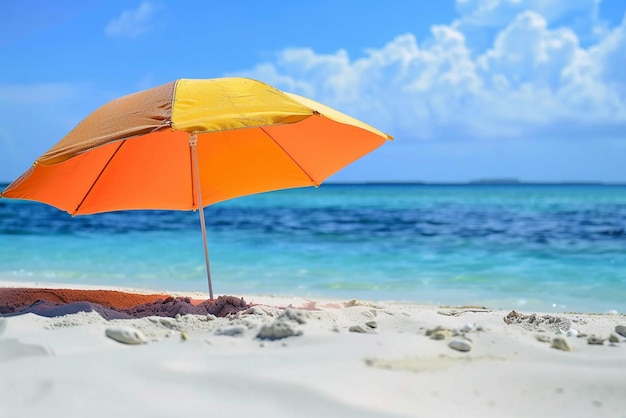 Paraplu's, zonnebrillen enz. zijn geweldig voor het opnemen van de zonnebrand op het strand in de zomer.