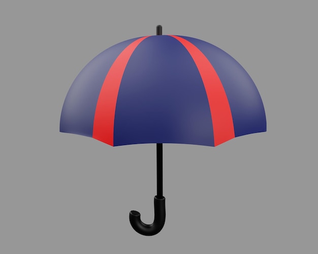 parasol icon. umbrella 3d render