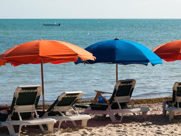 Parasol op smathers beach.