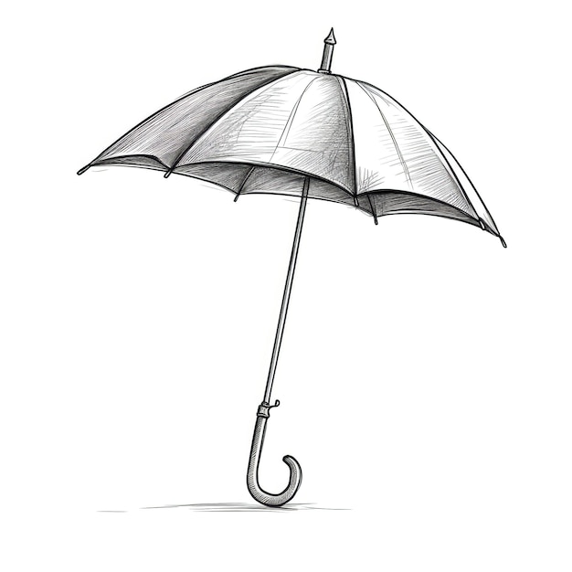 Photo parasol umbrella ai generated