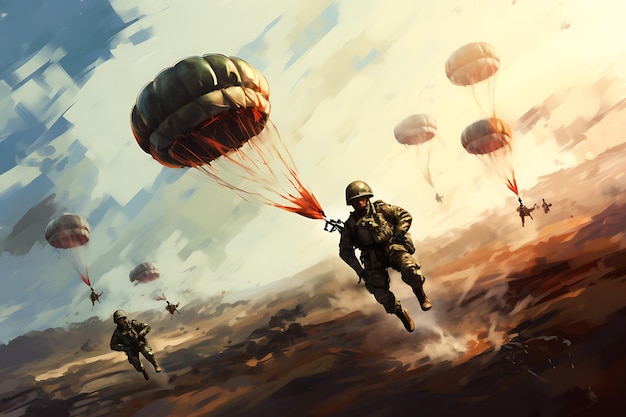 Paratroopers in Action