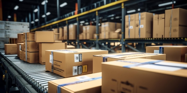 Parcel sorting center Generatieve AI