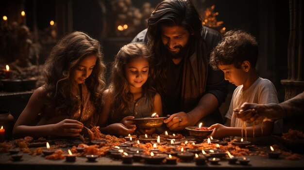 Foto genitori e figli che si tengono per mano