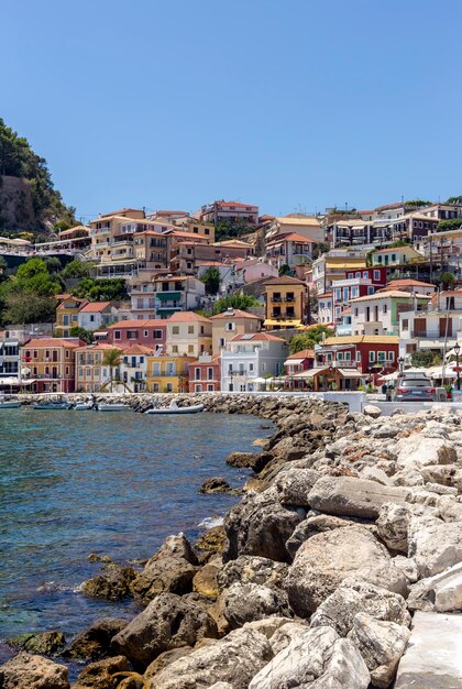 Parga city view region of Epirus Greece