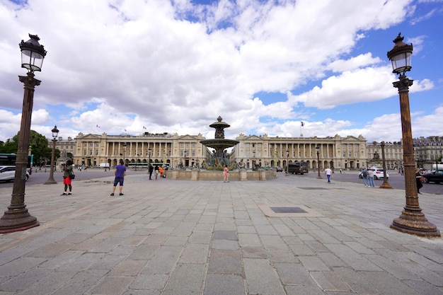 PARIJS FRANKRIJK 6 JUNI 2022 Place de la concorde Parijs Frankrijk