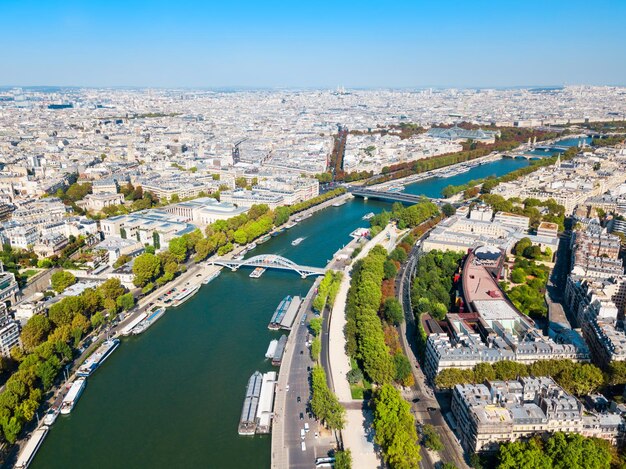 Parijs luchtfoto panoramisch uitzicht Frankrijk