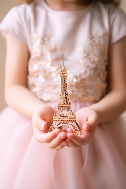 Parijse elegantie die een dromerige meisjeskamer creëert