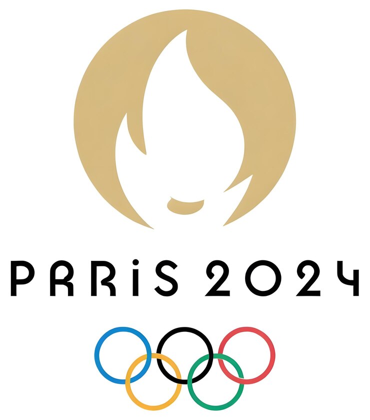 Premium Photo Paris 2024 olympics banner new logo icon vector