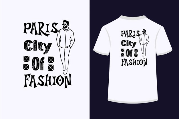 Foto parigi è la città della moda