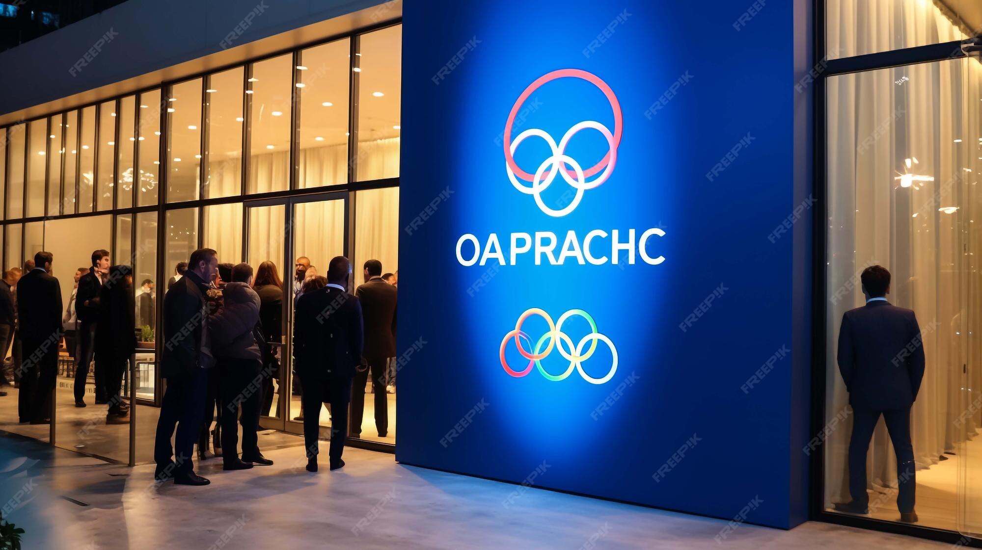 Premium Photo Paris Olympics 2024 logo icon png download