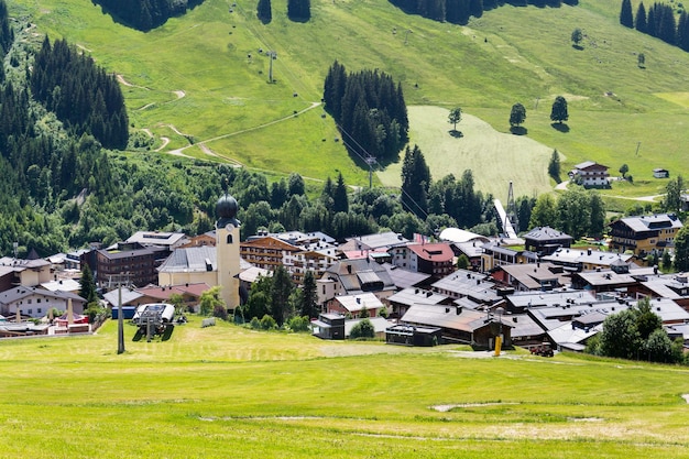 Parish Church of Saint Nicholas and Bartholomew in Saalbach Austria