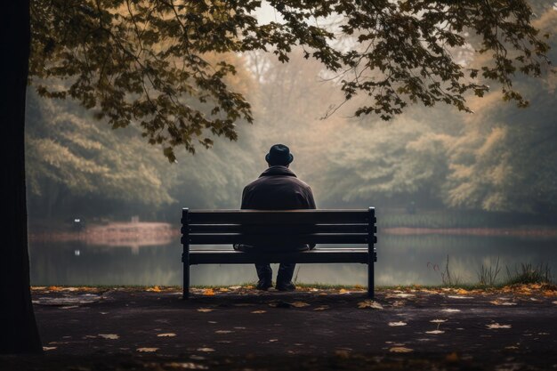 Park Bench Moments Contemplation