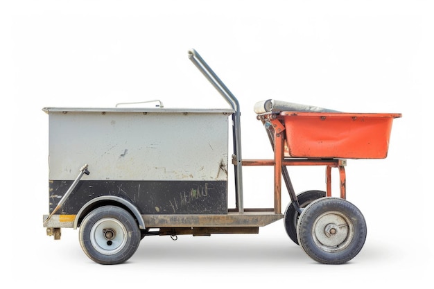 Park Cart On White Background