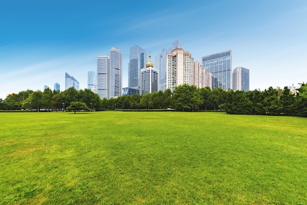 Park Grassland in qingdao ,china